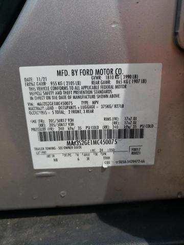 2021 FORD ECOSPORT S - MAJ3S2GE1MC450075