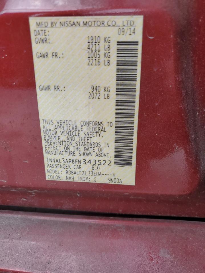Nissan Altima 2.5 2015