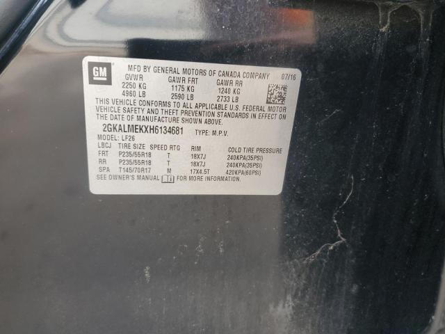 2017 GMC TERRAIN SL - 2GKALMEKXH6134681