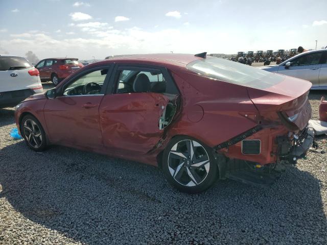 Vin: kmhln4ajxpu058113, lot: 53432935, hyundai elantra limited 20232