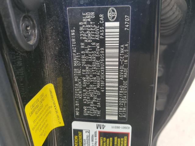 2011 TOYOTA CAMRY BASE - 4T1BF3EKXBU760589