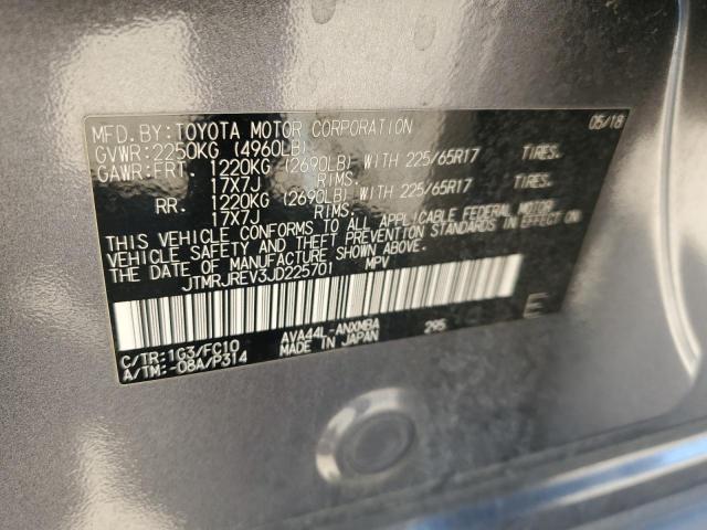 2018 TOYOTA RAV4 HV LE - JTMRJREV3JD225701