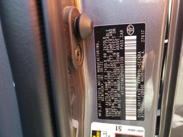 2023 TOYOTA CAMRY LE 4T1C11AK5PU085139