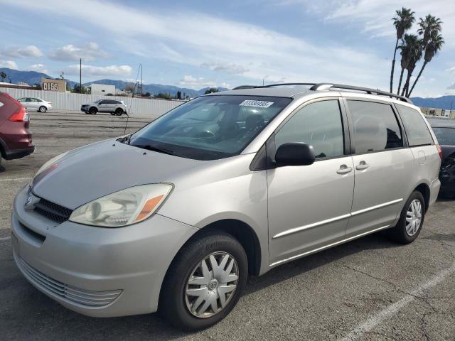 TOYOTA SIENNA CE 2005 silver  gas 5TDZA23C05S281193 photo #1