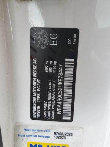 2017 BMW 430XI WBA4R9C52HK878447