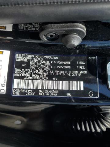 2022 LEXUS GX 460 JTJAM7BX4N5337337