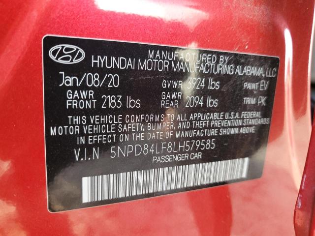2020 HYUNDAI ELANTRA SE - 5NPD84LF8LH579585