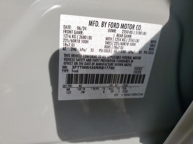 2024 FORD MAVERICK X - 3FTTW8H35RRB17790