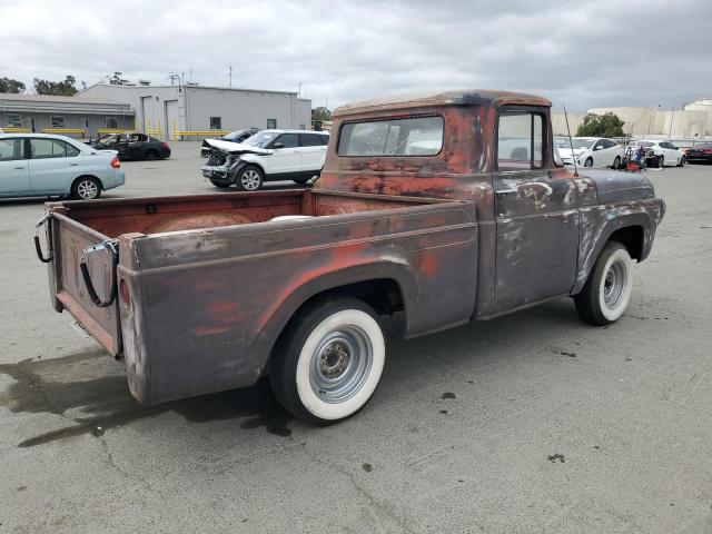 FORD F-100 1959 red   F10C9R28309 photo #4