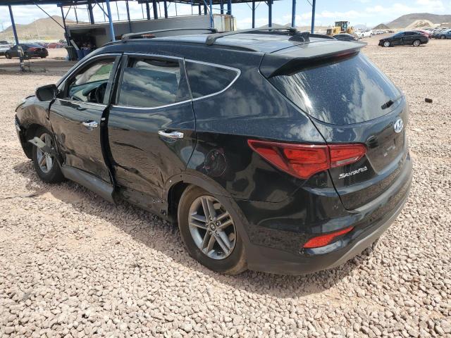 HYUNDAI SANTA FE S 2017 black  gas 5NMZU3LB3HH015081 photo #3