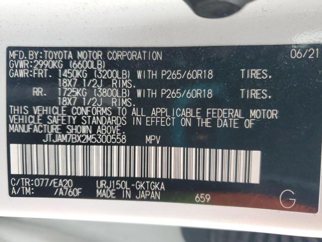 2021 LEXUS GX 460 PRE JTJAM7BX2M5300558