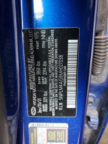 2021 HYUNDAI ELANTRA SE - 5NPLM4AG8MH027038