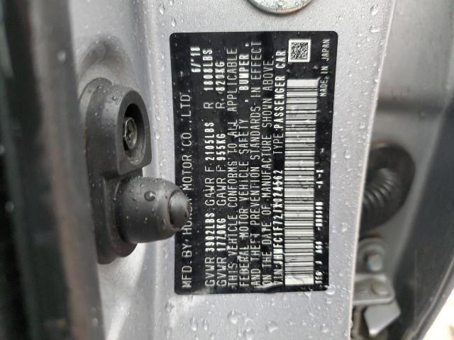 2018 HONDA CIVIC EXL - JHMFC1F72JX024562