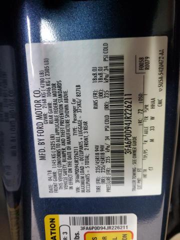 2018 FORD FUSION TIT - 3FA6P0D94JR226211