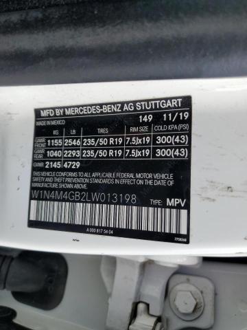 2020 MERCEDES-BENZ GLB 250 W1N4M4GB2LW013198