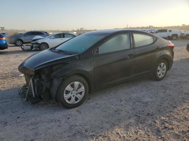 HYUNDAI ELANTRA SE 2016 black  gas 5NPDH4AE2GH683876 photo #1