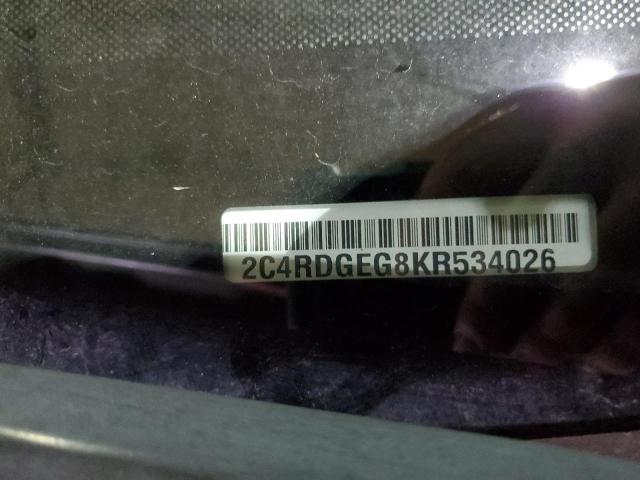 2019 DODGE GRAND CARA 2C4RDGEG8KR534026