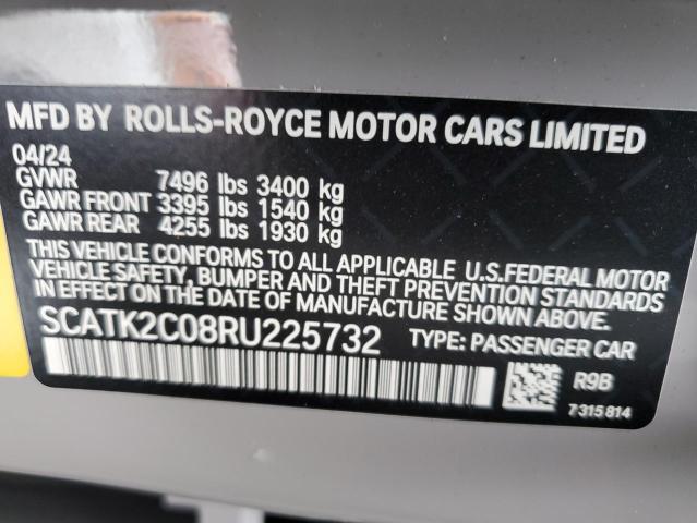 2024 ROLLS-ROYCE SPECTRE SCATK2C08RU225732