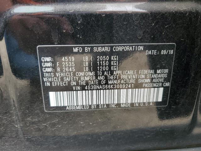 2019 SUBARU LEGACY SPO 4S3BNAS66K3009241