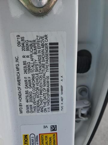2019 HONDA ACCORD TOU - 1HGCV2F98KA036100