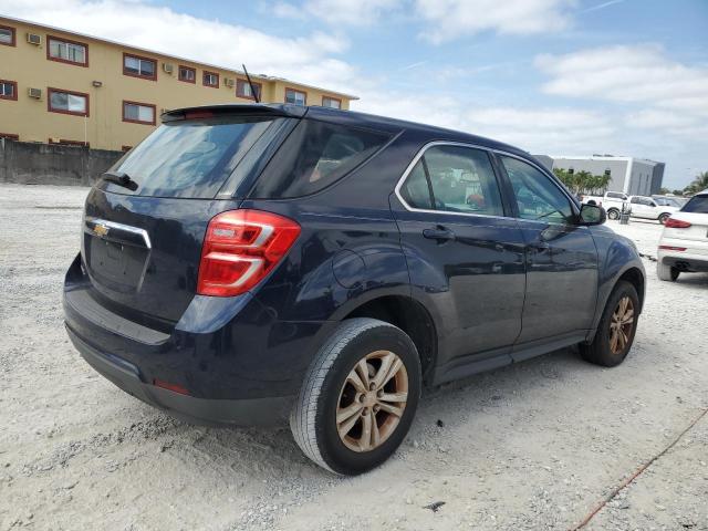 CHEVROLET EQUINOX LS 2017 blue  gas 2GNALBEK9H6124666 photo #4