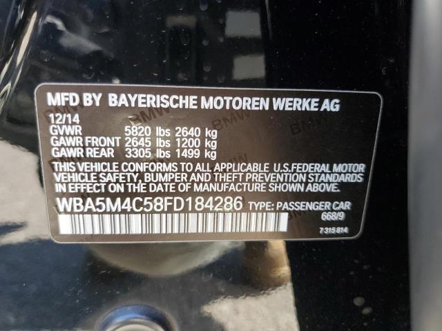 2015 BMW 535 XIGT WBA5M4C58FD184286