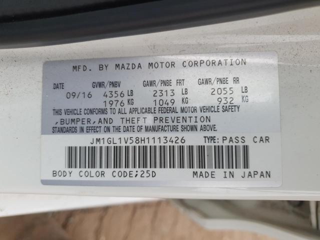 2017 MAZDA 6 TOURING - JM1GL1V58H1113426