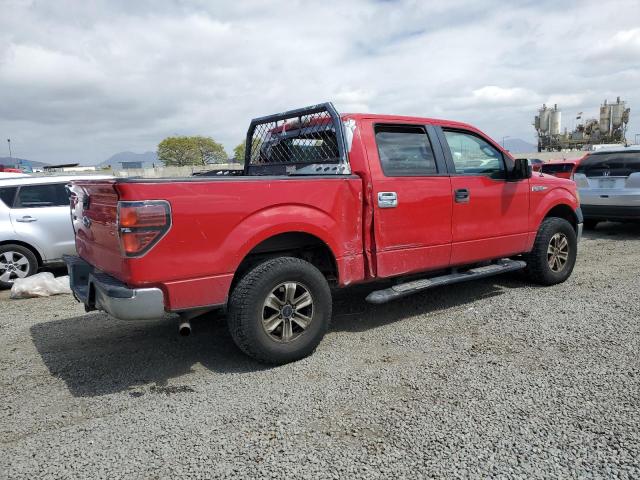 FORD F150 SUPER 2010 red crew pic gas 1FTEW1E83AFD01501 photo #4