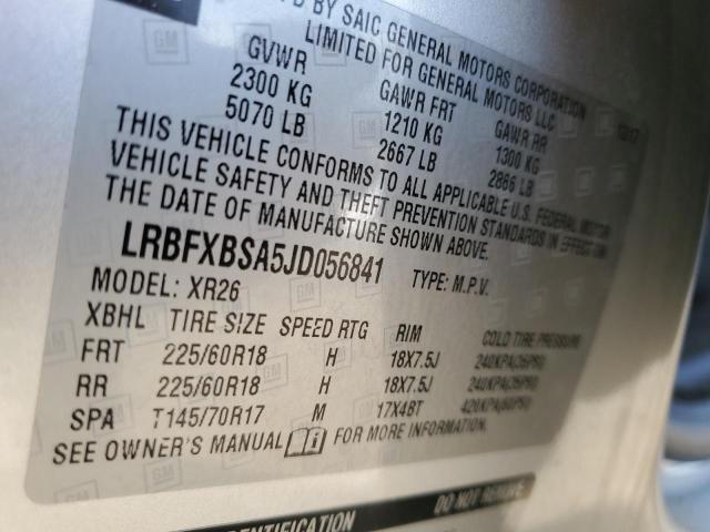 2018 BUICK ENVISION P LRBFXBSA5JD056841