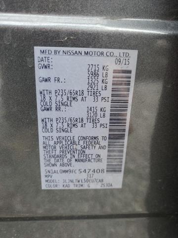 2015 INFINITI QX60 - 5N1AL0MM9FC547408