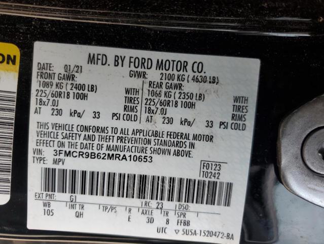 2021 FORD BRONCO SPO - 3FMCR9B62MRA10653
