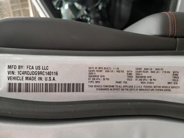 2024 DODGE DURANGO GT - 1C4RDJDG9RC140116