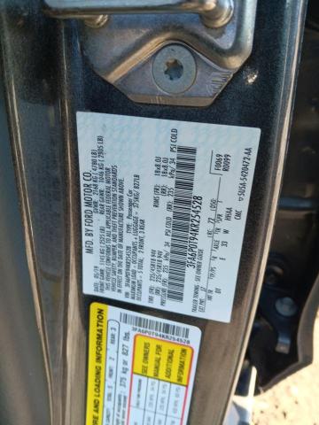 2019 FORD FUSION SE - 3FA6P0T94KR254528