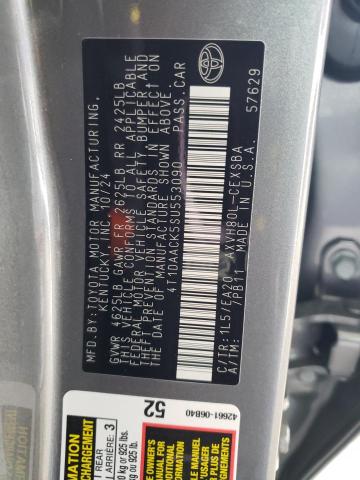2025 TOYOTA CAMRY XSE - 4T1DAACK5SU553090