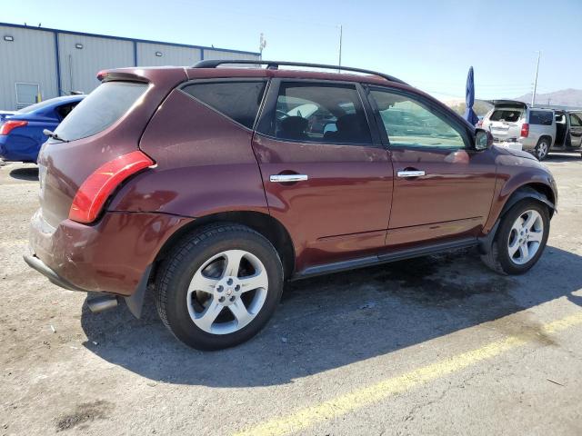 NISSAN MURANO SL 2005 burgundy 4dr spor gas JN8AZ08T75W321468 photo #4
