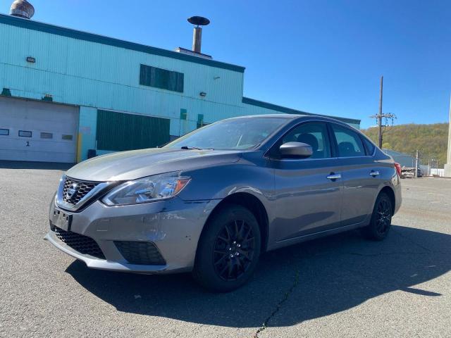 NISSAN SENTRA S 2016 gray sedan 4d gas 3N1AB7AP9GY232246 photo #3