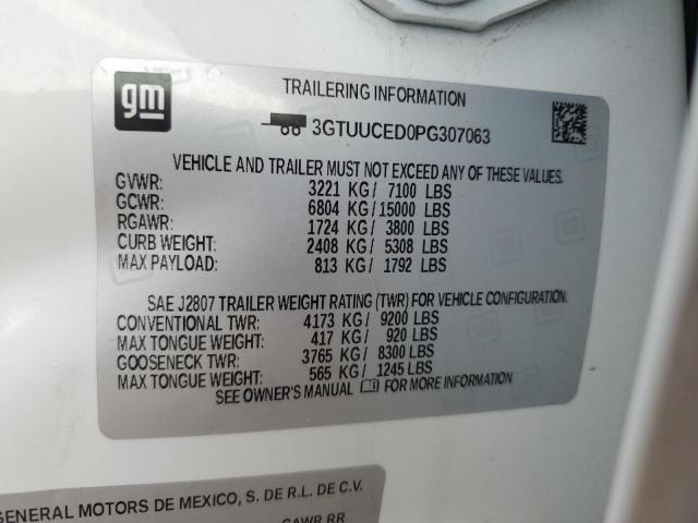 2023 GMC SIERRA K15 - 3GTUUCED0PG307063