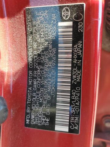 2015 TOYOTA PRIUS - JTDKN3DU2F1974798