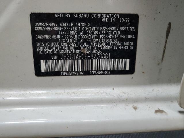 2023 SUBARU CROSSTREK JF2GTABC6P8273881