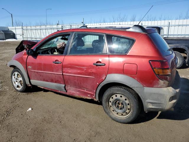 PONTIAC VIBE 2004 red  gas 5Y2SL62894Z410660 photo #3