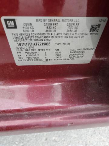 2015 GMC SIERRA C15 - 1GTR1TEHXFZ219086