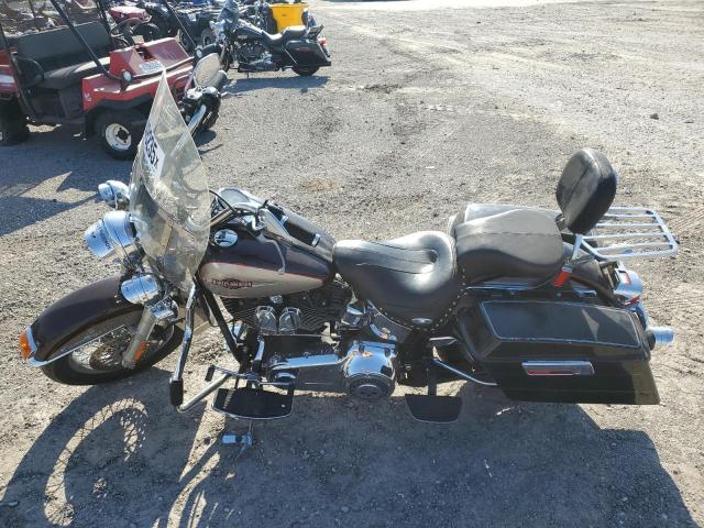 HARLEY-DAVIDSON FLSTC 2007 maroon road/str gas 1HD1BW51X7Y045587 photo #4