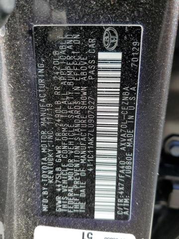 2020 TOYOTA CAMRY LE 4T1C11AK7LU907627