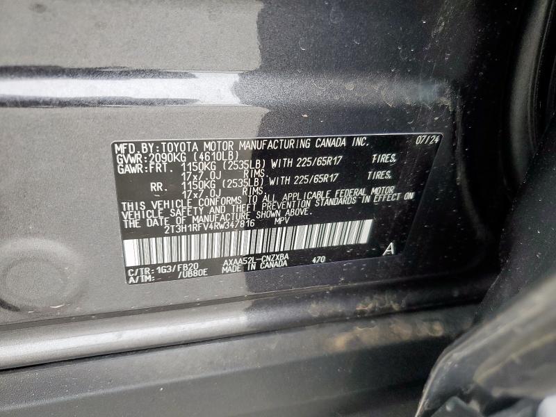 2024 TOYOTA RAV4 LE - 2T3H1RFV4RW347816