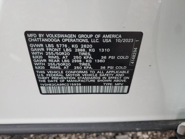2024 VOLKSWAGEN ATLAS CROS - 1V2HE2CA9RC215939