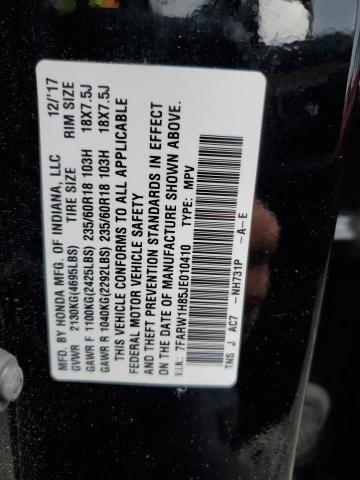 2018 HONDA CR-V EXL - 7FARW1H85JE010410