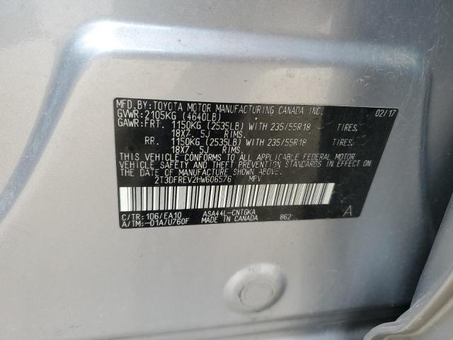 2017 TOYOTA RAV4 LIMIT - 2T3DFREV2HW606576
