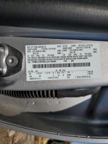 2020 FORD ESCAPE SEL - 1FMCU9H95LUC76692