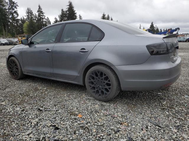 VOLKSWAGEN JETTA BASE 2013 gray  gas 3VW2K7AJ4DM427412 photo #3