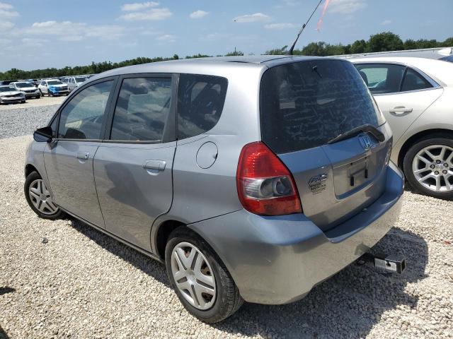 HONDA FIT 2007 silver hatchbac gas JHMGD38437S011972 photo #3